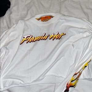 Crop hot Cheeto shirt